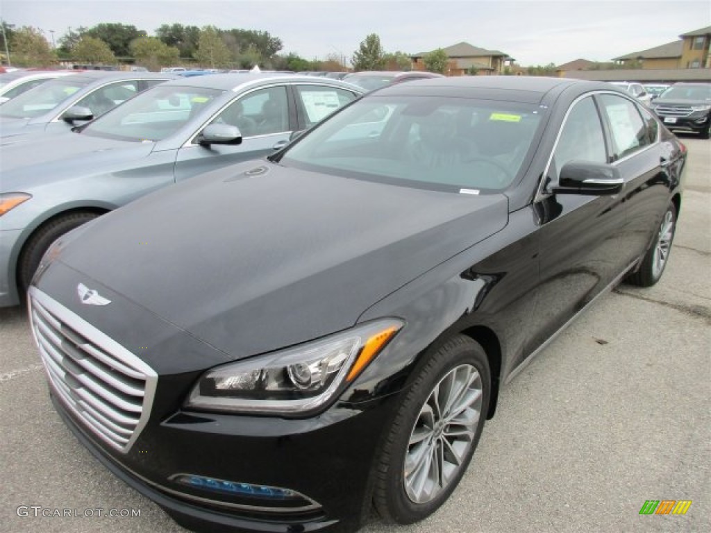 Caspian Black 2016 Hyundai Genesis 3.8 Exterior Photo #109788162