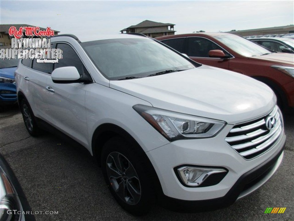 2016 Santa Fe SE - Monaco White / Gray photo #1