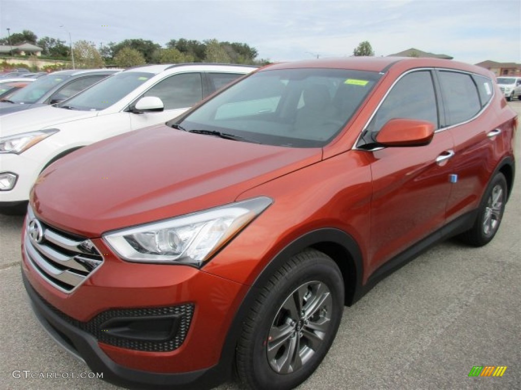 Canyon Copper 2016 Hyundai Santa Fe Sport Standard Santa Fe Sport Model Exterior Photo #109788882