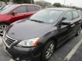 2014 Magnetic Gray Nissan Sentra S  photo #2