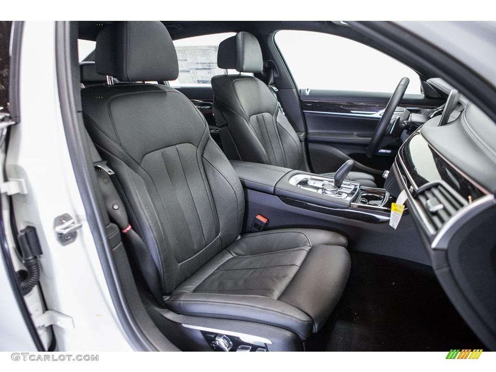 Black Interior 2016 BMW 7 Series 740i Sedan Photo #109792830