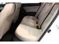 2016 Honda Civic Ivory Interior Rear Seat Photo