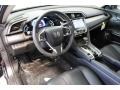 Black 2016 Honda Civic Touring Sedan Interior Color
