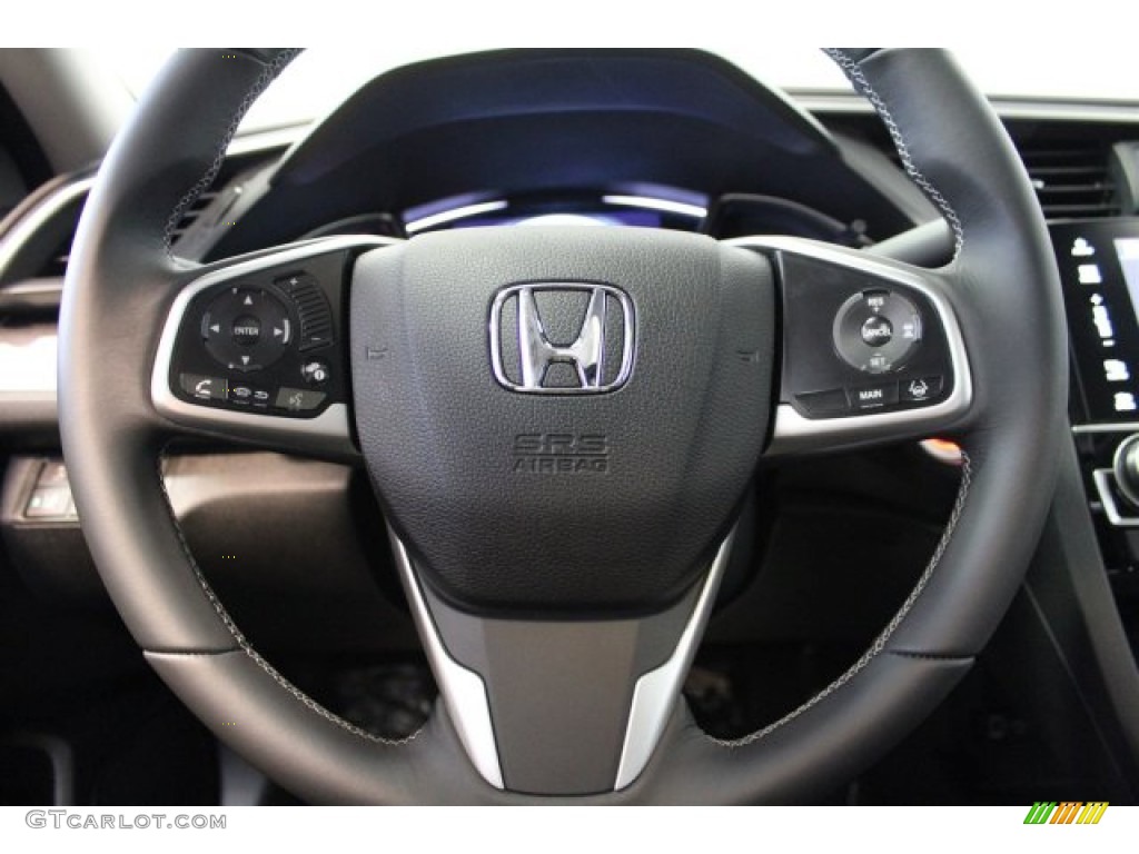 2016 Civic Touring Sedan - Modern Steel Metallic / Black photo #11