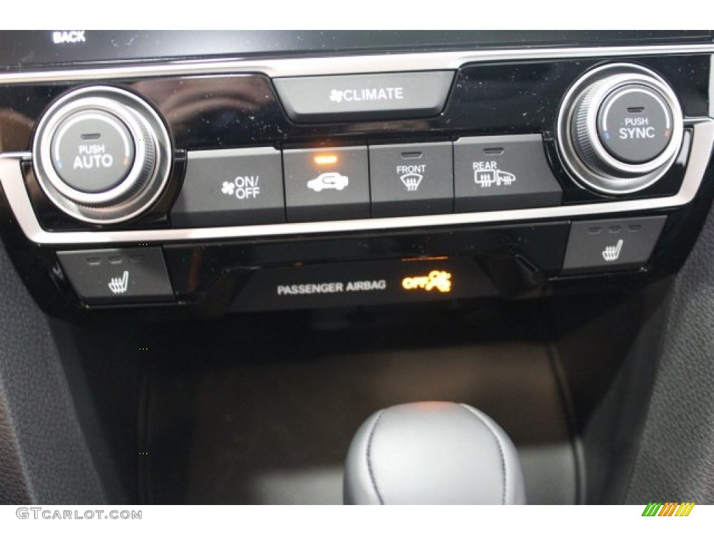 2016 Civic Touring Sedan - Modern Steel Metallic / Black photo #18