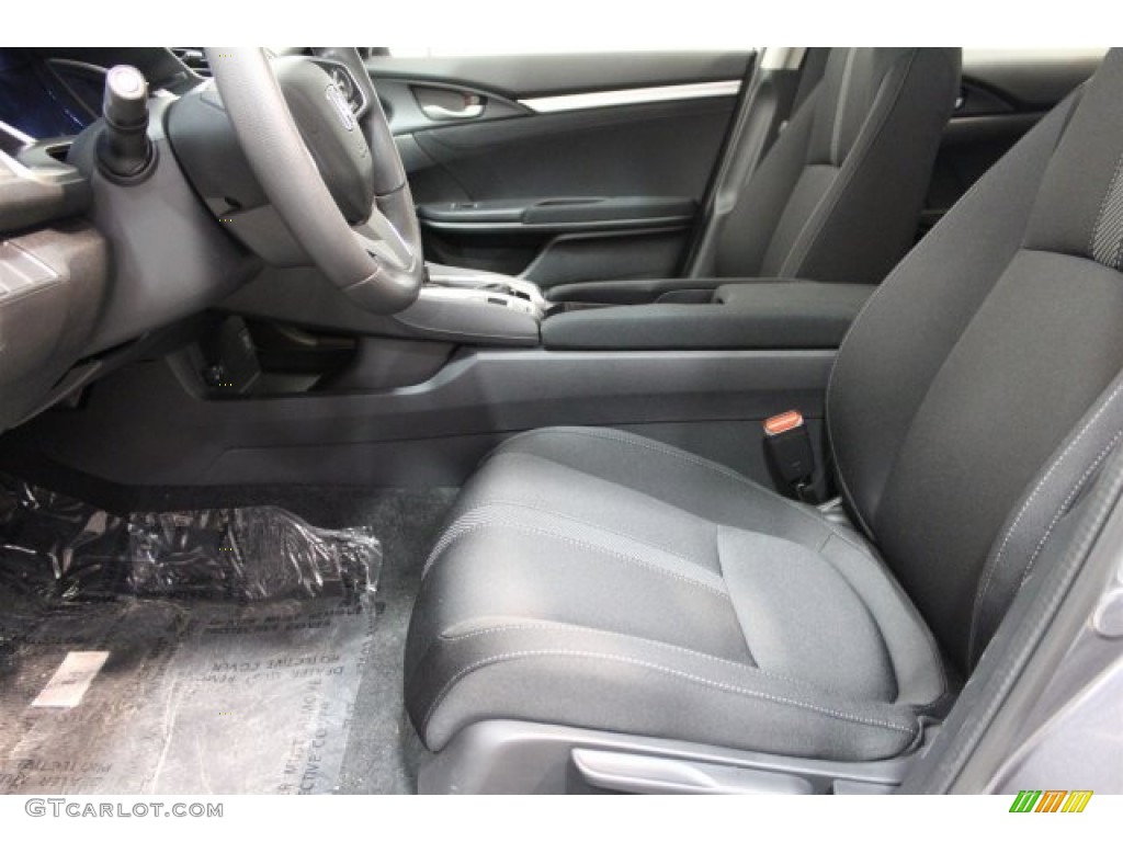 2016 Civic EX-T Sedan - Modern Steel Metallic / Black photo #11