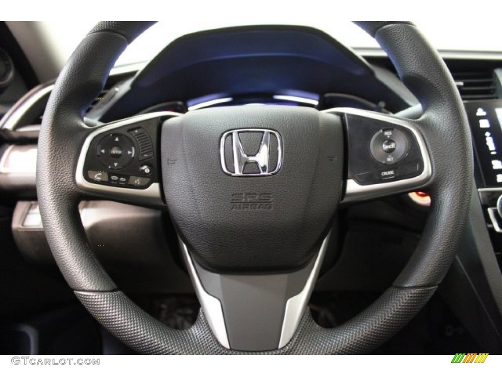 2016 Civic EX-T Sedan - Modern Steel Metallic / Black photo #13