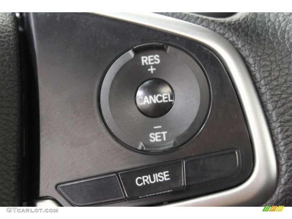 2016 Civic EX-T Sedan - Modern Steel Metallic / Black photo #15