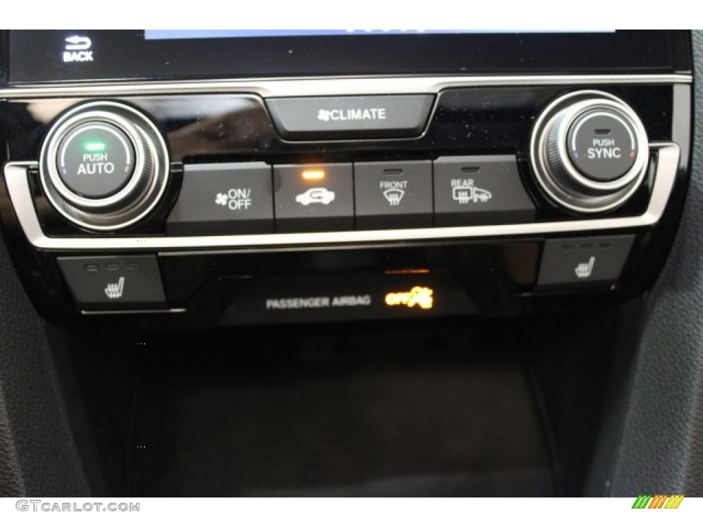 2016 Civic EX-T Sedan - Modern Steel Metallic / Black photo #19