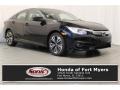 2016 Crystal Black Pearl Honda Civic EX-T Sedan  photo #1