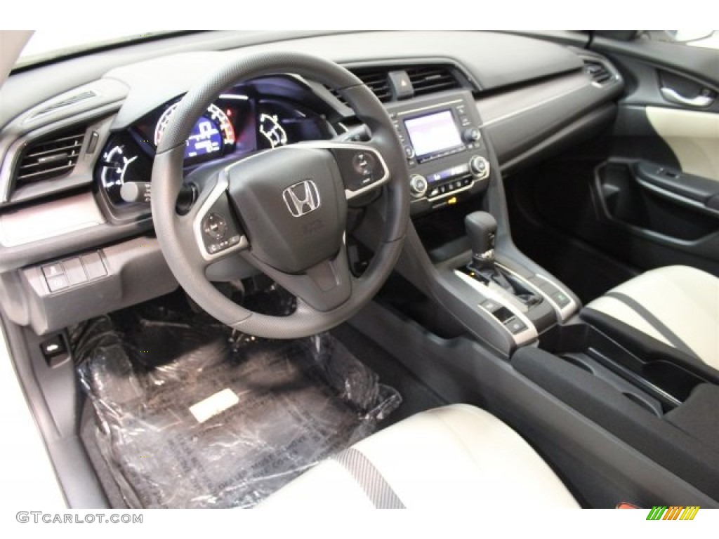2016 Civic LX Sedan - Taffeta White / Ivory photo #10