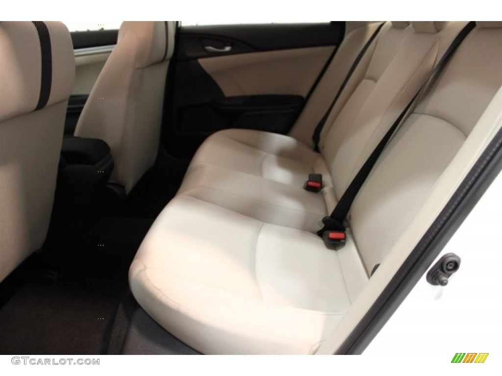 2016 Civic LX Sedan - Taffeta White / Ivory photo #20