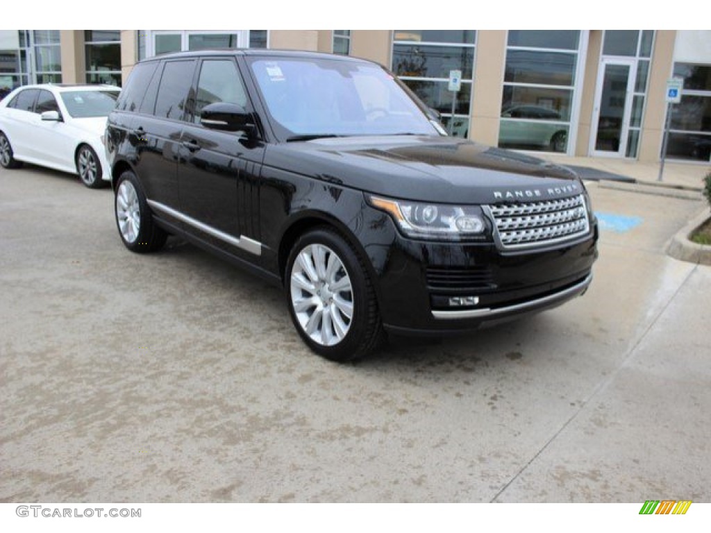 2016 Range Rover Supercharged - Santorini Black Metallic / Ebony/Cirrus photo #1