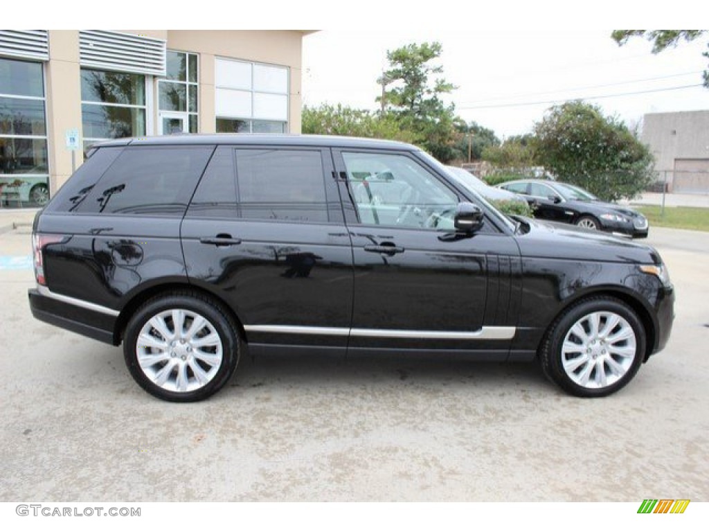 2016 Range Rover Supercharged - Santorini Black Metallic / Ebony/Cirrus photo #12