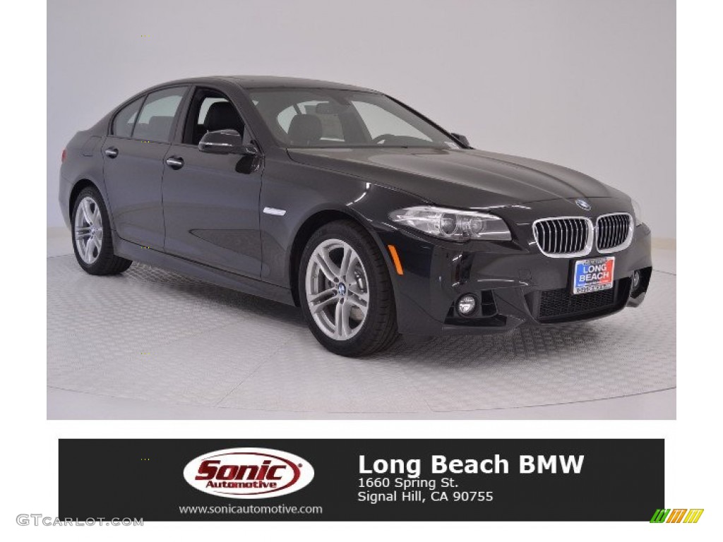 2016 5 Series 528i Sedan - Jet Black / Black photo #1