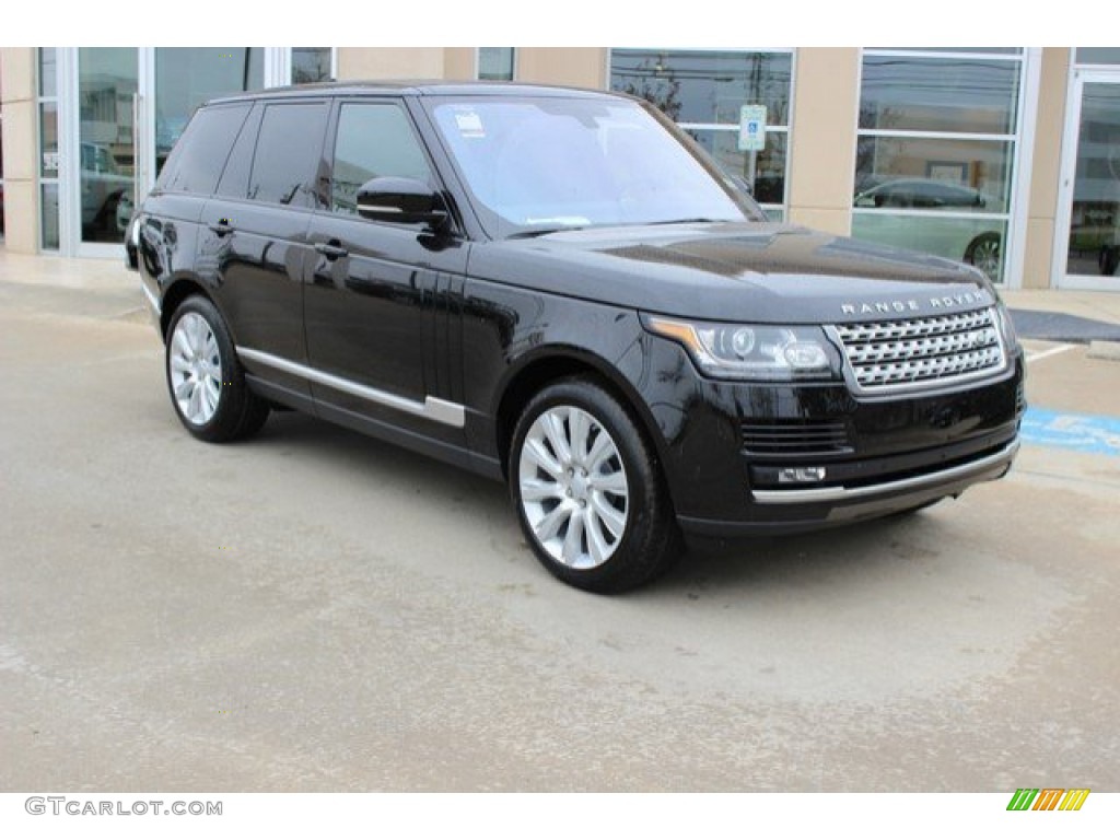 2016 Range Rover Supercharged - Santorini Black Metallic / Ebony/Ebony photo #1