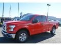 2015 Race Red Ford F150 XLT SuperCab  photo #3
