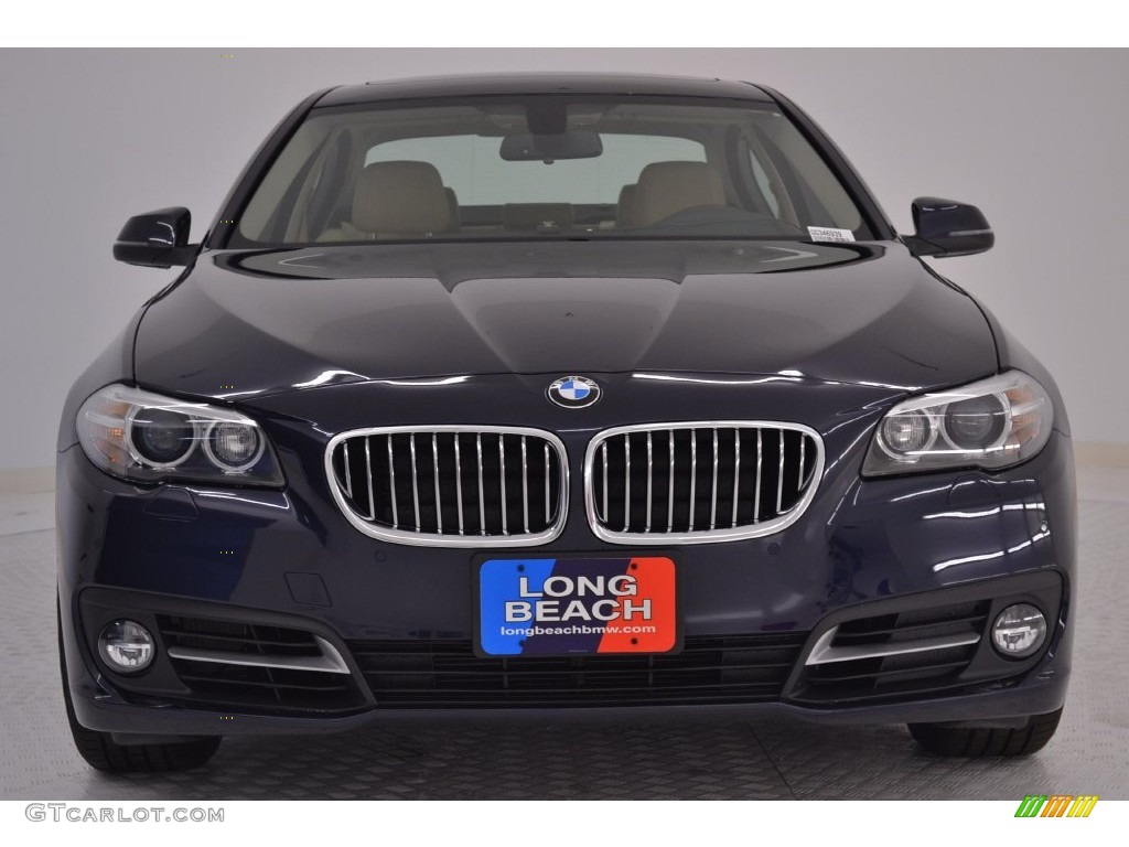 2016 5 Series 528i Sedan - Imperial Blue Metallic / Venetian Beige/Black photo #2