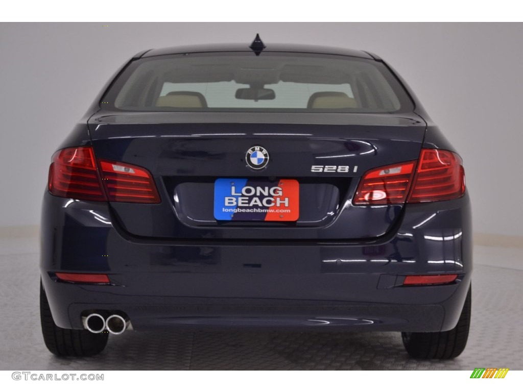 2016 5 Series 528i Sedan - Imperial Blue Metallic / Venetian Beige/Black photo #5