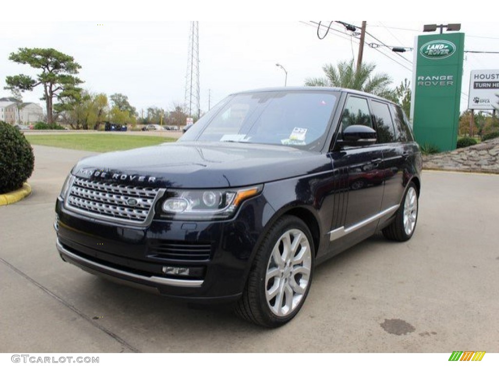 2016 Range Rover Supercharged - Loire Blue Metallic / Ebony/Cirrus photo #7