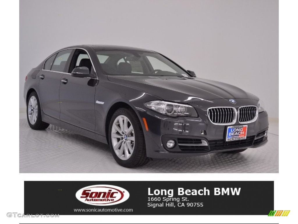 2016 5 Series 535i Sedan - Dark Graphite Metallic / Black photo #1