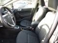 Charcoal Black 2016 Ford Fiesta Titanium Sedan Interior Color
