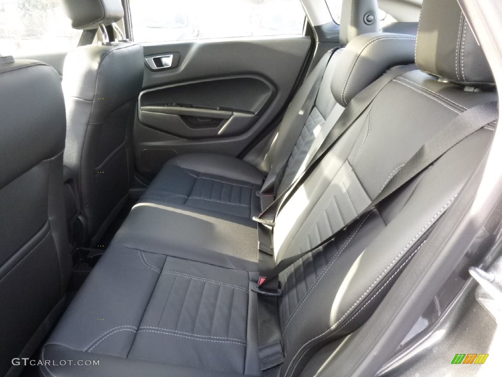 Charcoal Black Interior 2016 Ford Fiesta Titanium Sedan Photo #109799475