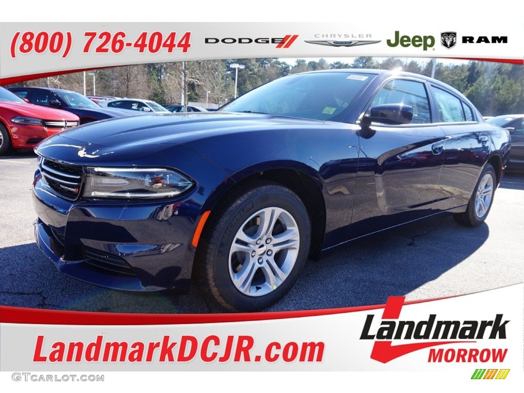 2016 Charger SE - Jazz Blue Pearl Coat / Black photo #1