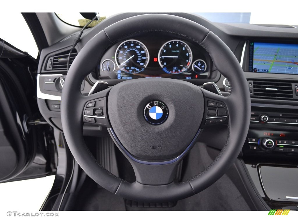 2016 5 Series 528i Sedan - Jet Black / Black photo #14