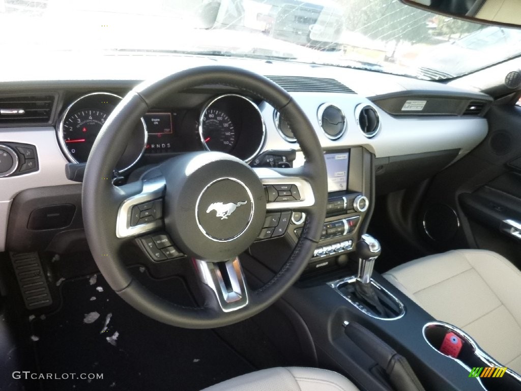 2016 Mustang EcoBoost Premium Coupe - Competition Orange / Dark Ceramic photo #8