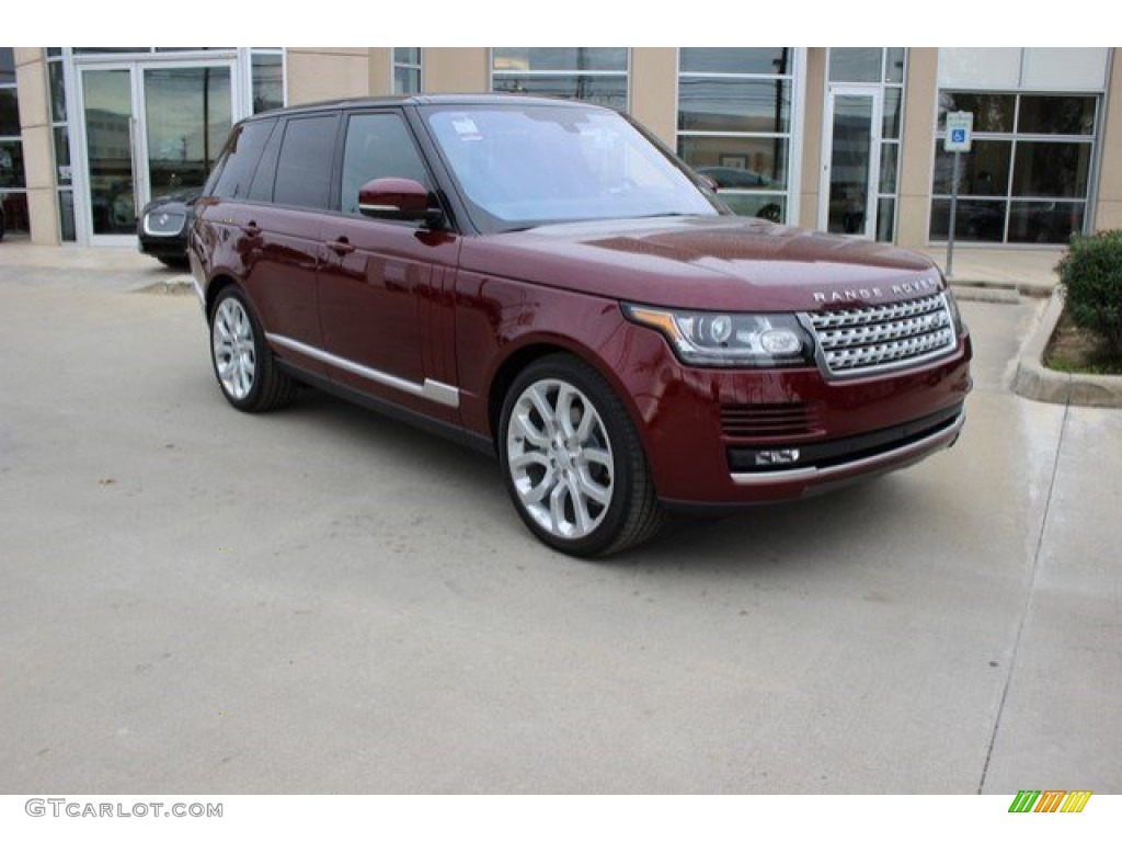 2016 Range Rover HSE - Montalcino Red Metallic / Ebony/Ebony photo #1