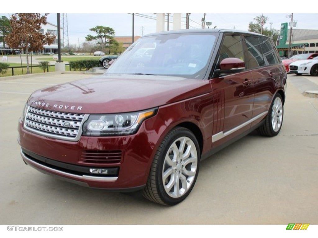 2016 Range Rover HSE - Montalcino Red Metallic / Ebony/Ebony photo #7