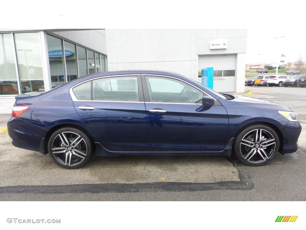 Obsidian Blue Pearl 2016 Honda Accord Sport Sedan Exterior Photo #109802592
