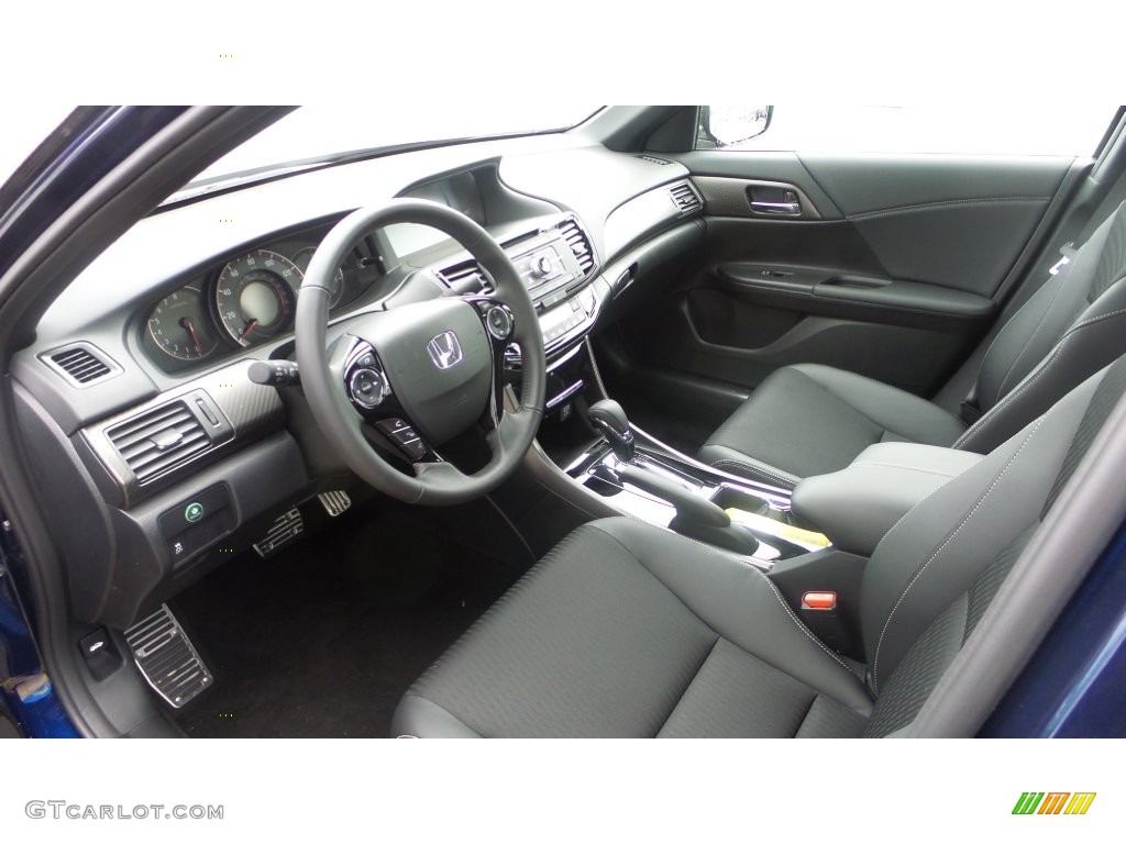 Black Interior 2016 Honda Accord Sport Sedan Photo #109802691