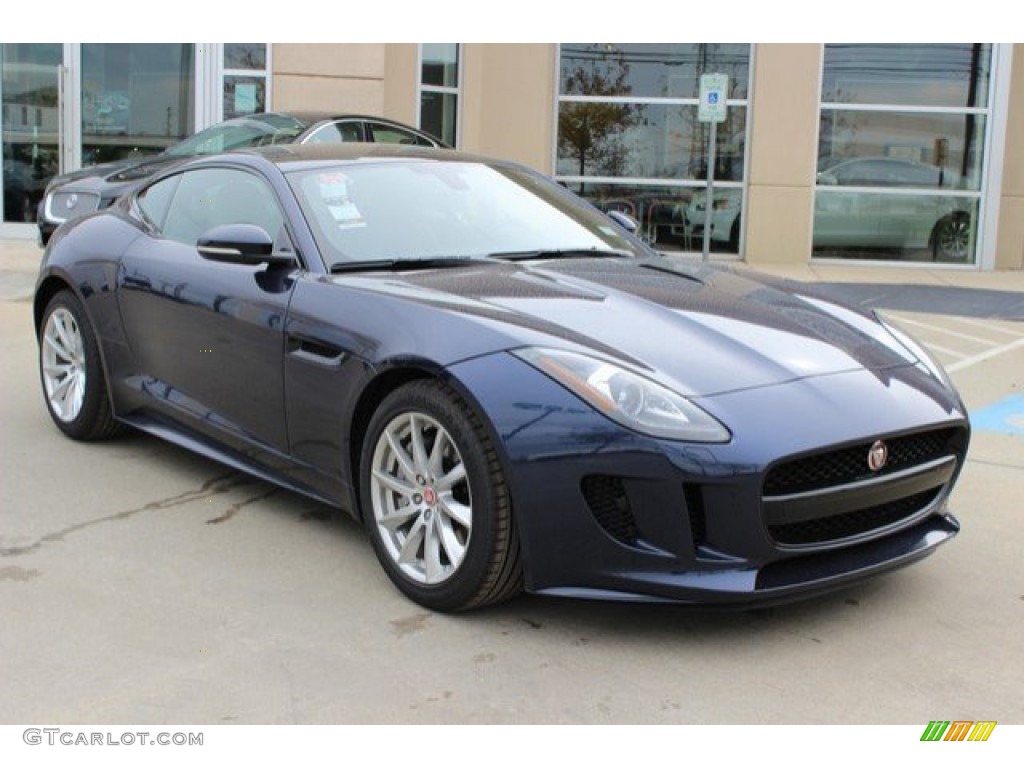 Dark Sapphire Metallic 2016 Jaguar F-TYPE Coupe Exterior Photo #109802715