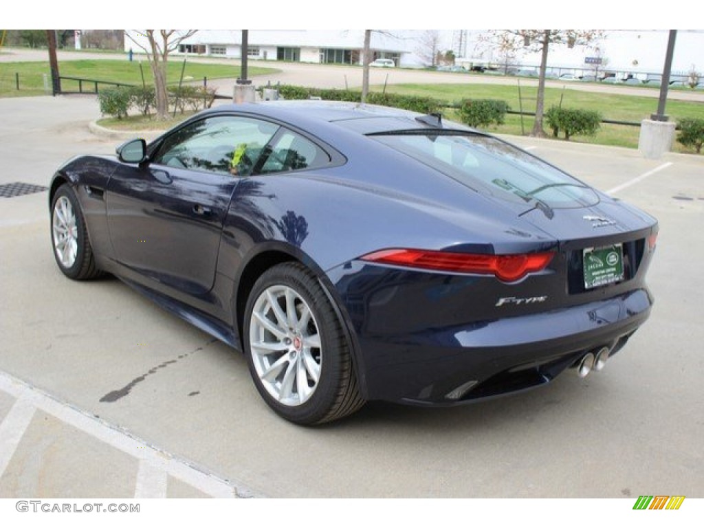 2016 F-TYPE Coupe - Dark Sapphire Metallic / Jet photo #9