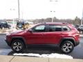 2014 Deep Cherry Red Crystal Pearl Jeep Cherokee Trailhawk 4x4  photo #10