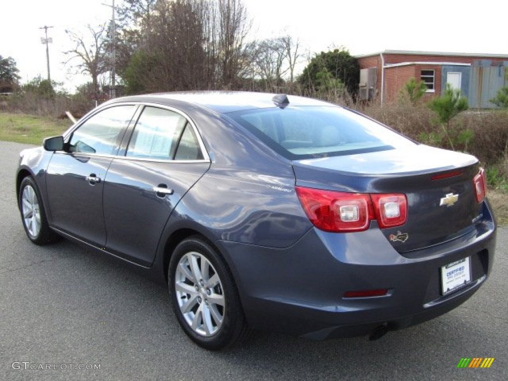 2013 Malibu LTZ - Atlantis Blue Metallic / Cocoa/Light Neutral photo #4