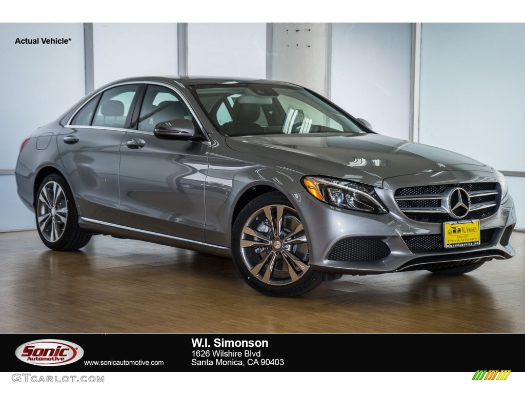 2016 C 300 Sedan - Palladium Silver Metallic / Black photo #1