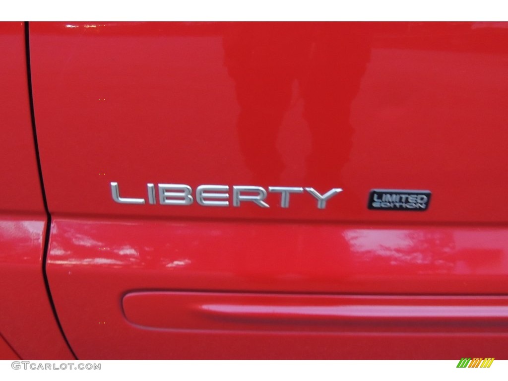 2002 Liberty Limited 4x4 - Flame Red / Dark Slate Gray photo #10