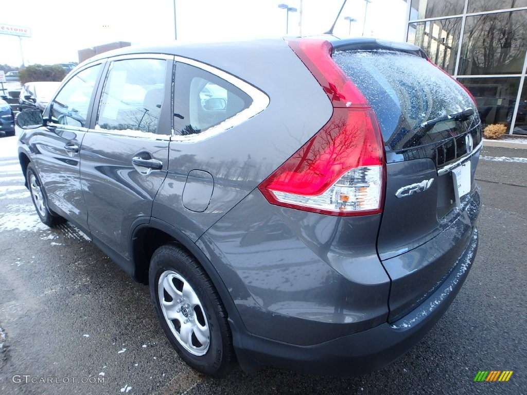 2014 CR-V LX AWD - Polished Metal Metallic / Gray photo #3