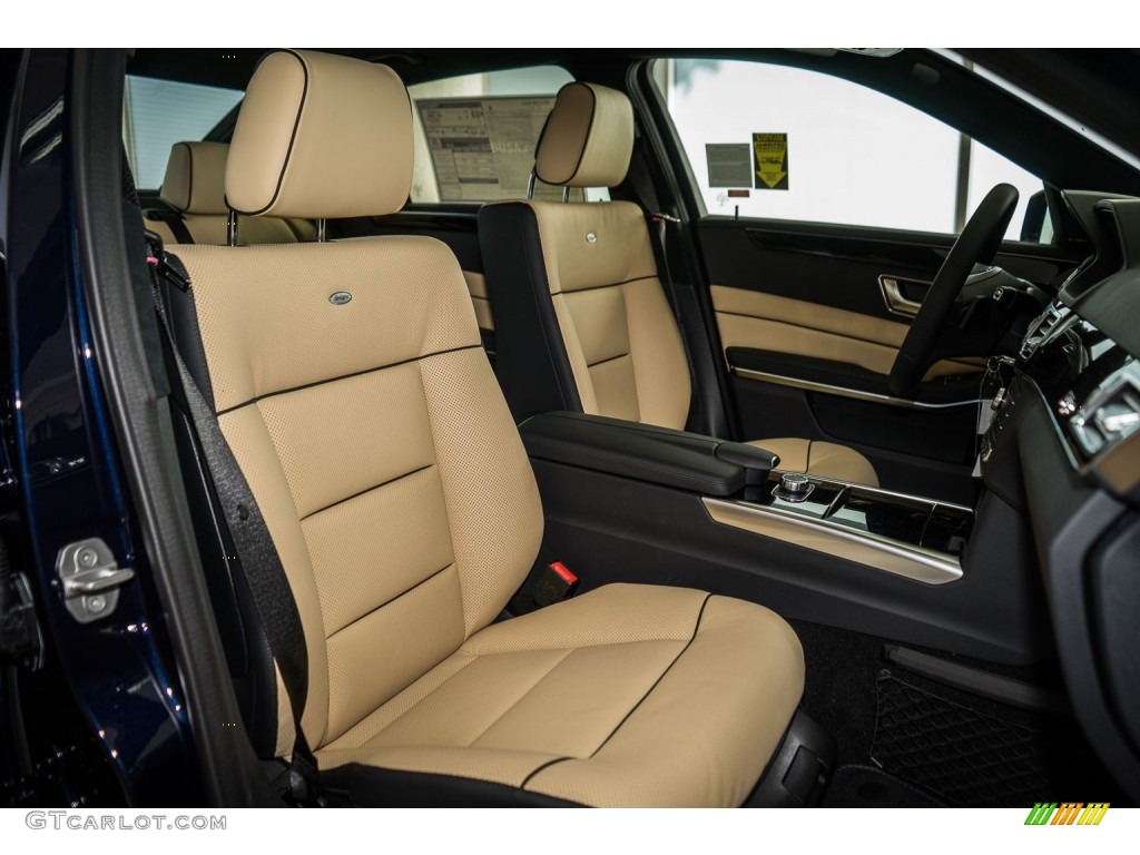 designo Saffron Beige Interior 2016 Mercedes-Benz E 350 Sedan Photo #109811657