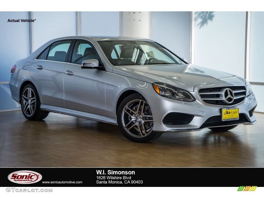 2016 E 350 Sedan - Iridium Silver Metallic / Black photo #1