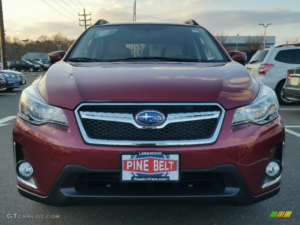 2016 Crosstrek 2.0i Limited - Venetian Red Pearl / Ivory photo #2