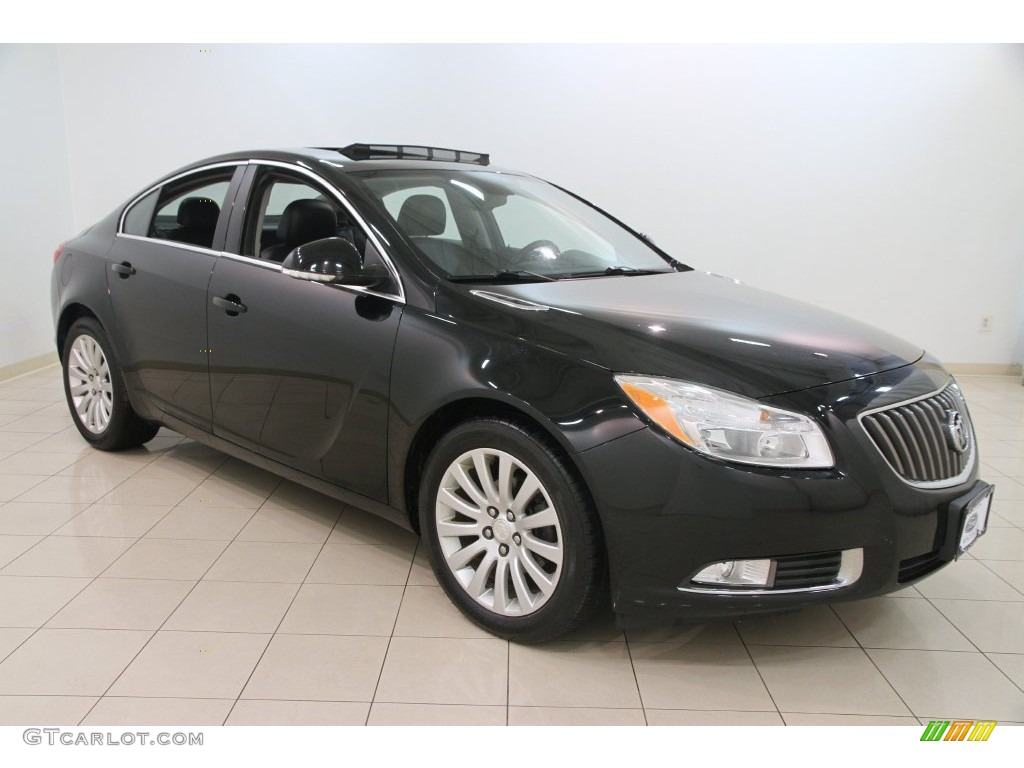 Black Onyx 2012 Buick Regal Standard Regal Model Exterior Photo #109814115