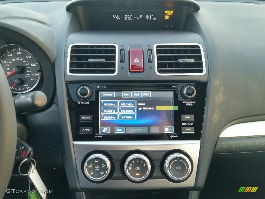 2016 Subaru Impreza 2.0i Premium 4-door Controls Photos
