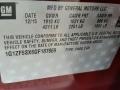 2016 Chevrolet Malibu LT Info Tag