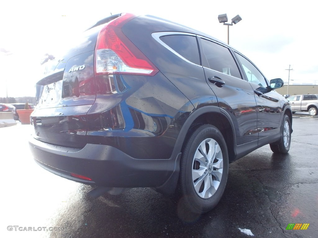 2014 CR-V EX-L AWD - Crystal Black Pearl / Black photo #9