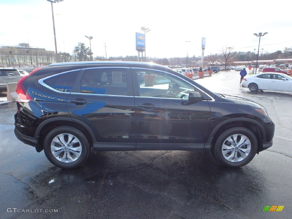 2014 CR-V EX-L AWD - Crystal Black Pearl / Black photo #10