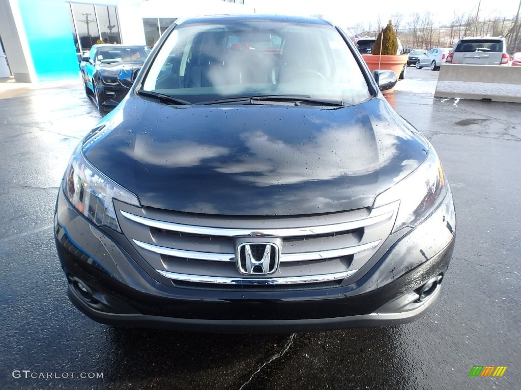 2014 CR-V EX-L AWD - Crystal Black Pearl / Black photo #13